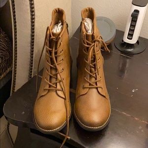Tan boots